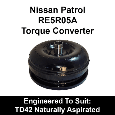 Torque Converter to suit Nissan RE5 - behind TD42 Naturally Aspirated
