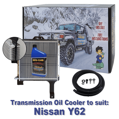 Nissan Y62 Transmission Cooler (DIY Installation Box) & Fluid