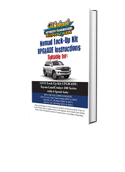 Nomad Lock-Up Kit Installation Instructions Upgrade